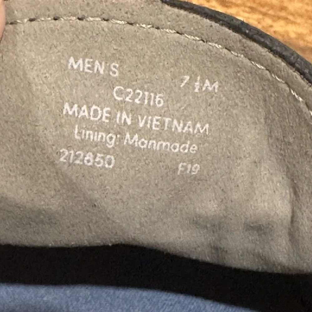 Cole Haan Mens Pinch Roadtrip Camp Moc Blue 7.5 M Navy Leather Boat Shoe Driving